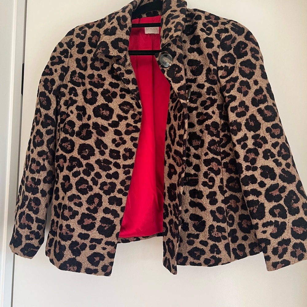 Leopard Print Jacket - image 1